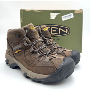 Keen TARGHEE II MID WP Women's USED Hiking Boot Brown US Size 8.5 Medium